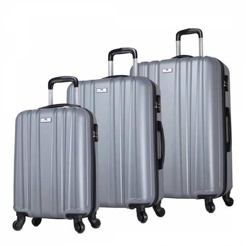 Grey Set Of 3 Suitcases - MyValice - Modalova