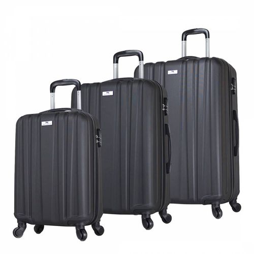 Black Set Of 3 Suitcases - MyValice - Modalova