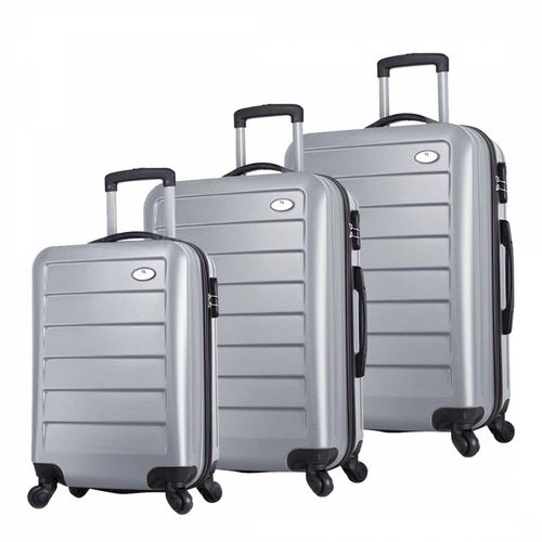 Grey Set Of 3 Suitcases - MyValice - Modalova