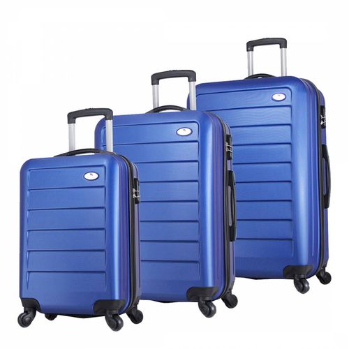 Blue Set Of 3 Ruby Suitcases - MyValice - Modalova