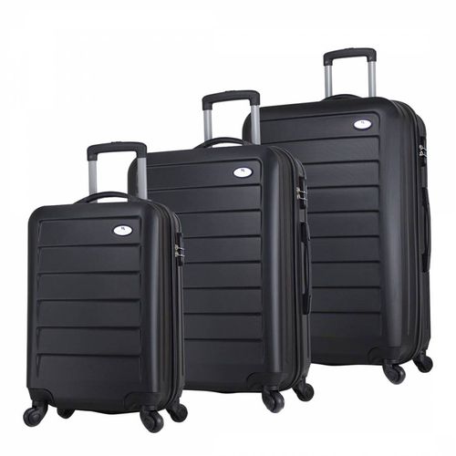 Black Set Of 3 Ruby Suitcases - MyValice - Modalova