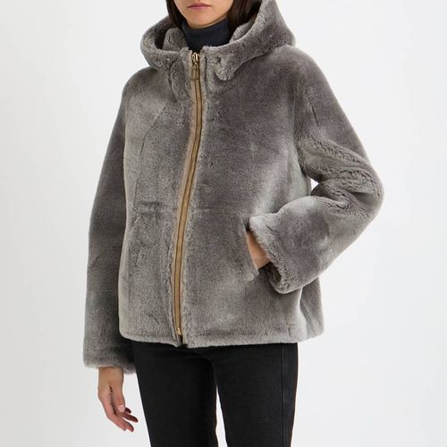 Stardust Shearling Reversible Hooded Bomber - NÂ°Â· Eleven - Modalova