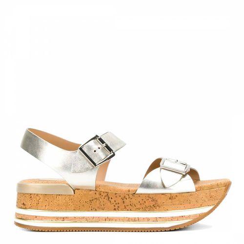 Double Buckled Platform Sandals - Hogan - Modalova