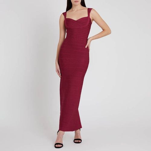 Raspberry Sweetheart Bandage Gown - Herve Leger - Modalova