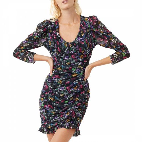 Black Floral Zelka Dress - French Connection - Modalova