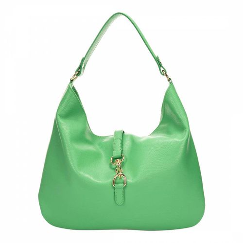 Green Leather Shoulder Bag - Massimo Castelli - Modalova