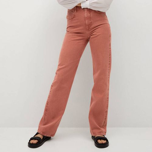 Red Straight Leg Jeans - Mango - Modalova