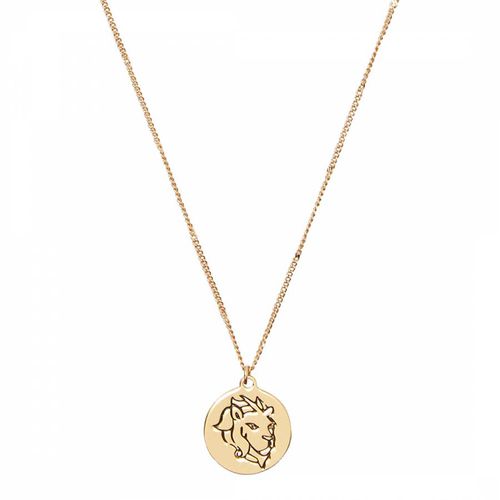 Gold Leo Pendant Necklace - Kate Spade - Modalova