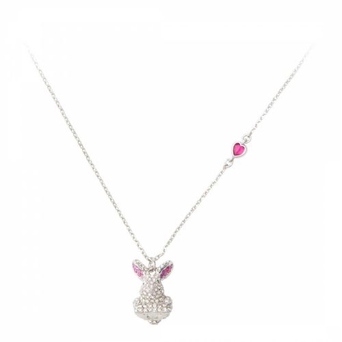 Silver Starring Bunny Mini Pendant Necklace - Kate Spade - Modalova