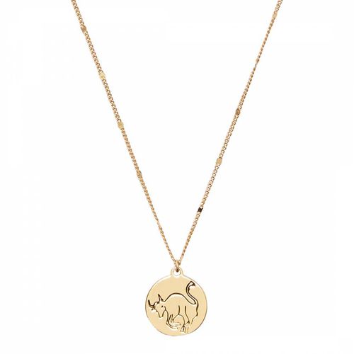 Gold Taurus Pendant Necklace - Kate Spade - Modalova