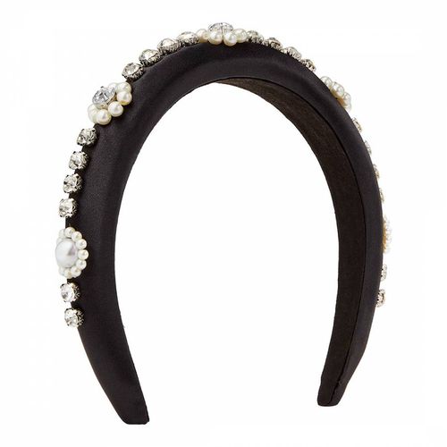 Black Embellished Headband - Kate Spade - Modalova