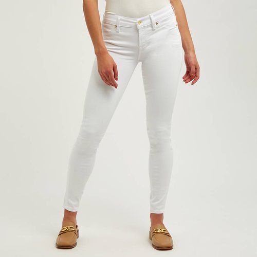 White The Skinny Stretch Jeans - 7 For All Mankind - Modalova