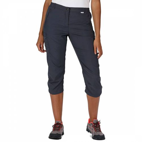 Charcoal Chaska Capri Trousers - Regatta - Modalova