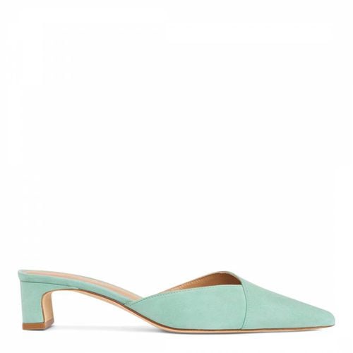 Mint Green Suede Harriet Mules - L K Bennett - Modalova