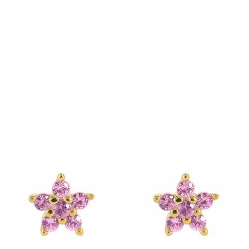 Pink Flower Earrings - Ma Petite Amie - Modalova