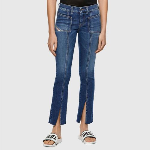 Slandy Subtle Flared Slit Stretch Jeans - Diesel - Modalova