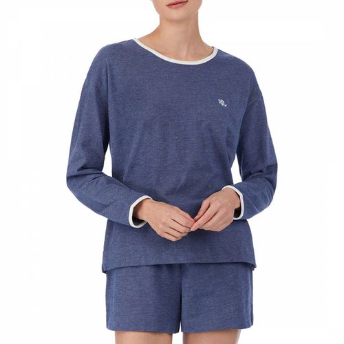 Blue Soft Lounge Knit Short Pyjama Set - Lauren Ralph Lauren - Modalova