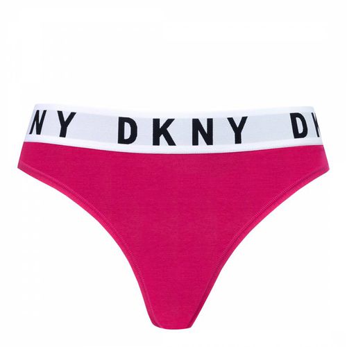 Raspberry Cozy Boyfriend Thong - DKNY - Modalova