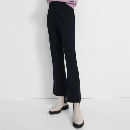 Black Fit and Flare Trousers - Theory - Modalova