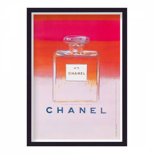 Warhol Pop Art Print Chanel No 5 Red and Pink - Vintage Chanel - Modalova