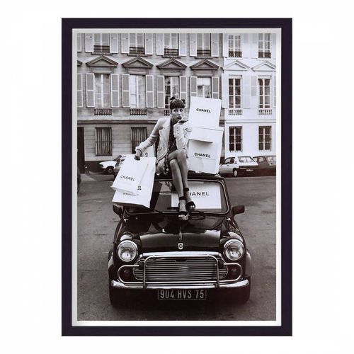 Boutique Bags In Mini 44x33cm Framed Print - Vintage Chanel - Modalova