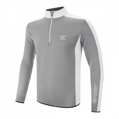 Grey Thermo Tech 1/4 Zip Fleece - Cutter & Buck - Modalova