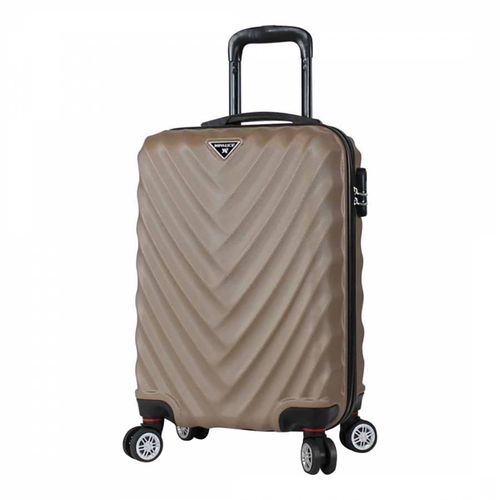 Large Diagonal Groove Line Travel Suitcase - MyValice - Modalova