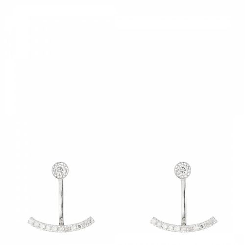 Diamond Embellished Hanging Earrings - Diamond And Co - Modalova