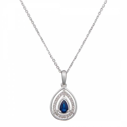 Ocean Sapphire Pendant Necklace - Diamond And Co - Modalova