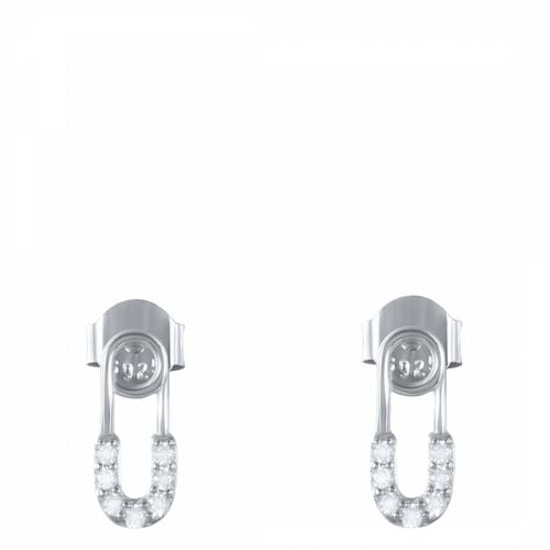 Sterling Plated Earrings with Swarovski Crystals - Ma Petite Amie - Modalova