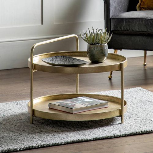 Carson Coffee Table Gold - Gallery Living - Modalova