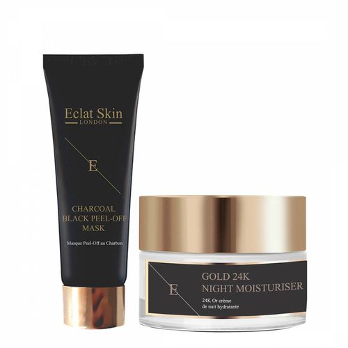 Anti-Wrinkle Night Moisturiser 24K Gold + Peel Off Face Mask - Eclat Skin London - Modalova