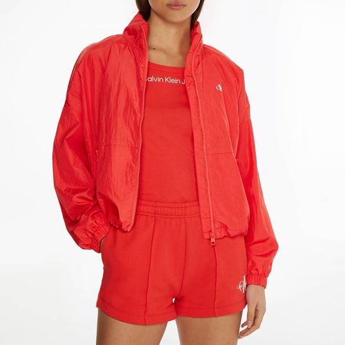Red Packable Logo Jacket - Calvin Klein - Modalova