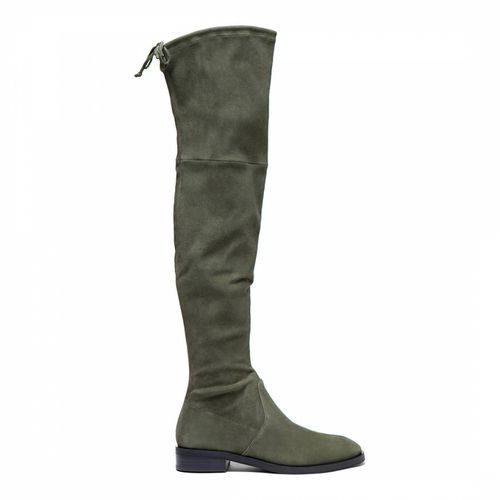 Khaki Suede Jocey City Over the Knee Boots - Stuart Weitzman - Modalova