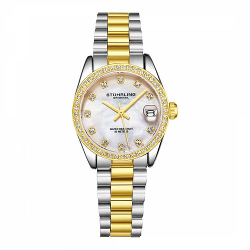 Women's Silver/Gold Watch - Stuhrling - Modalova