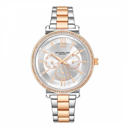 Women's Silver/Rose Gold Watch - Stuhrling - Modalova