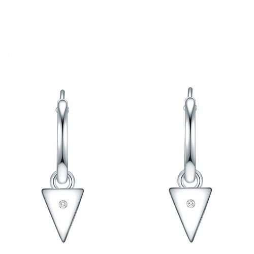 Silver Diamond Stud Earring - Lindenhoff - Modalova