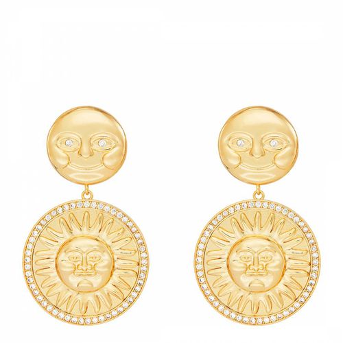 Thea 18K Gold Plated Earrings - MeMe London - Modalova