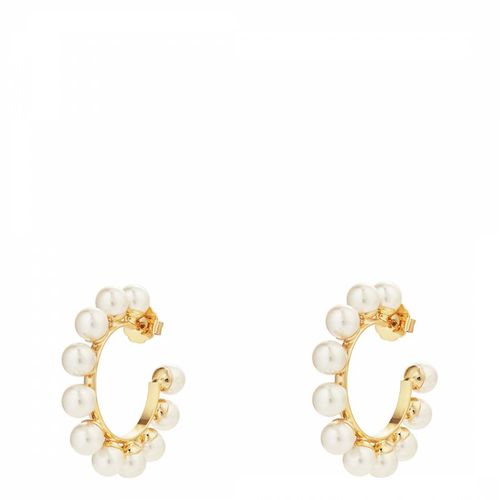 Chloe 18K Gold Plated Earrings - MeMe London - Modalova