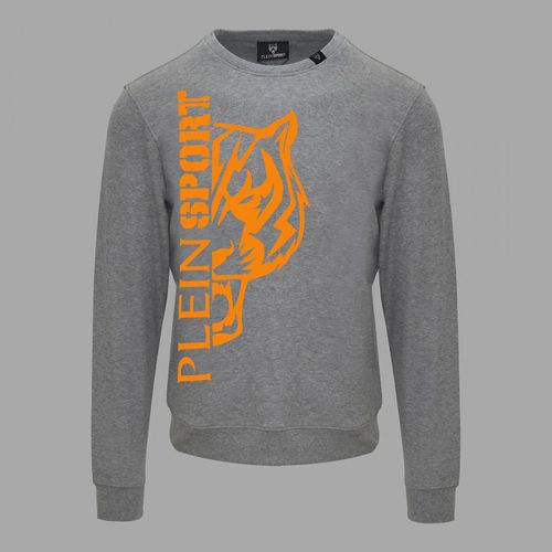Grey Tiger Graphic Sport Sweatshirt - Philipp Plein - Modalova
