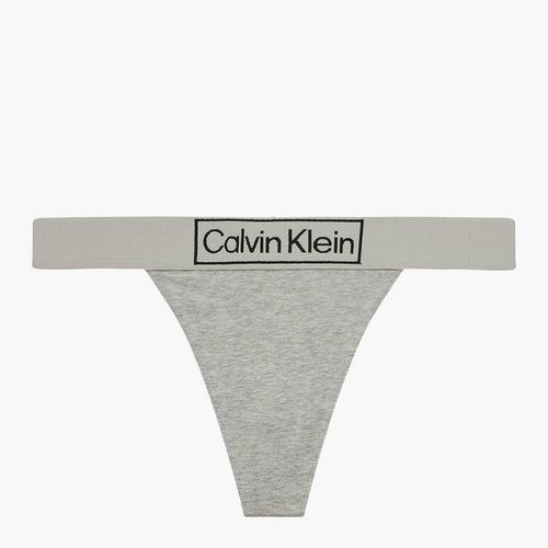 Grey Jersey Thong - Calvin Klein - Modalova