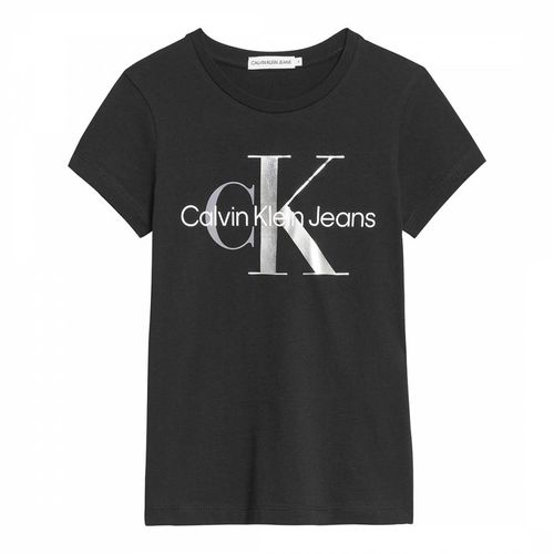 Girl's Monogram Logo Cotton T-Shirt - Calvin Klein - Modalova