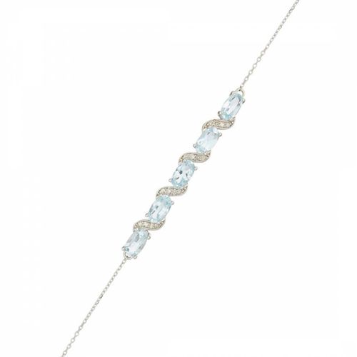 Diamond Topaz Stone Bracelet - Artisan Joaillier - Modalova