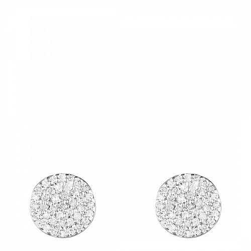 Diamond Embellished Stud Earrings - Artisan Joaillier - Modalova