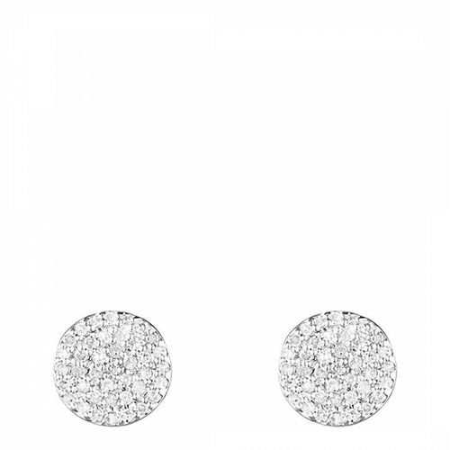 Diamond Embellished Stud Earrings - Artisan Joaillier - Modalova