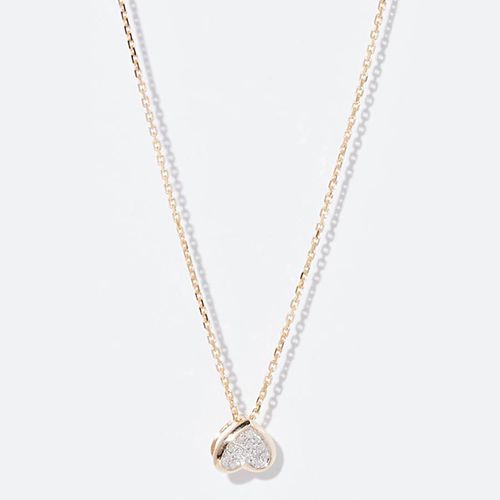 Gold Diamond Heart Pendant Necklace - Artisan Joaillier - Modalova