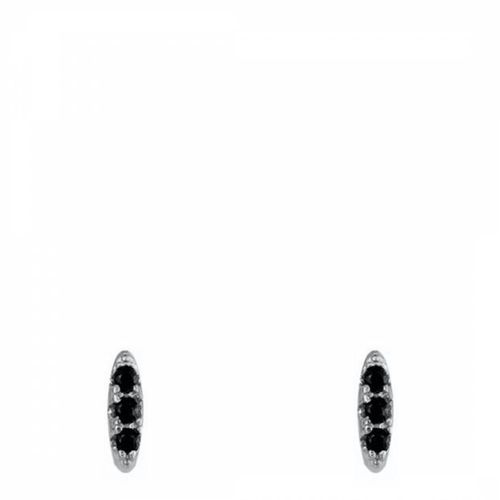 Blue Swarovski Crystal Trio Oval Stud Earrings - Ma Petite Amie - Modalova