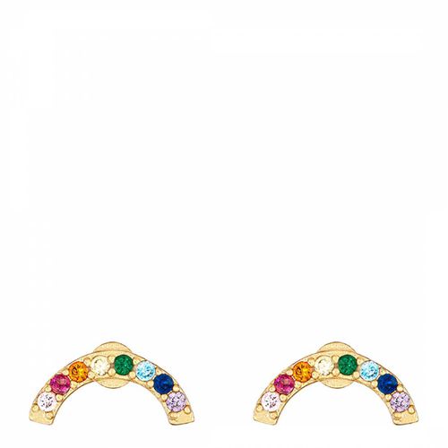 K Plated Rainbow Luck Earrings - Celeste Starre - Modalova