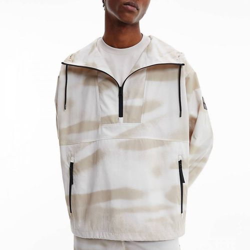 Camouflage Print Windcheater Jacket - Calvin Klein - Modalova