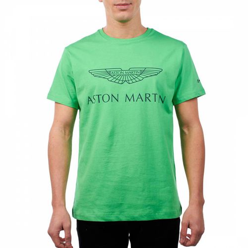Green AMR Chest Logo Cotton T-Shirt - Hackett London - Modalova